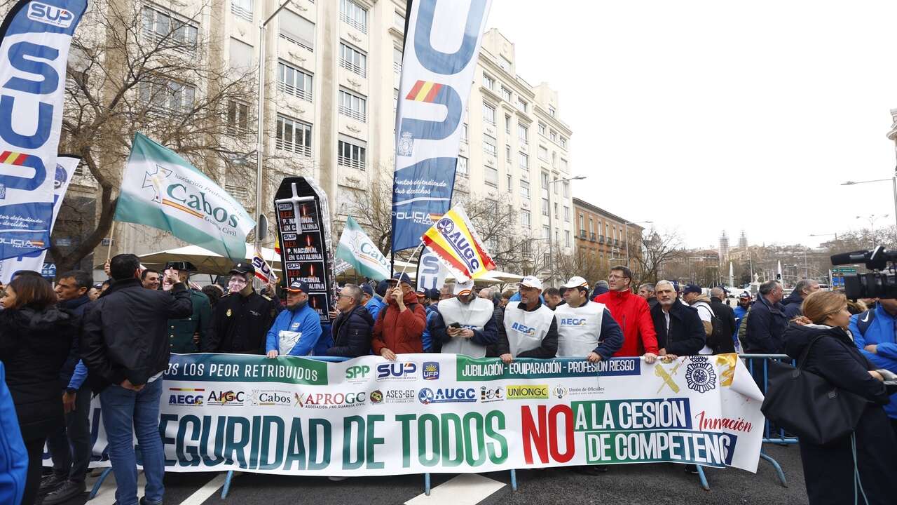 Policías y guardias civiles advierten al Gobierno y a Junts que van 