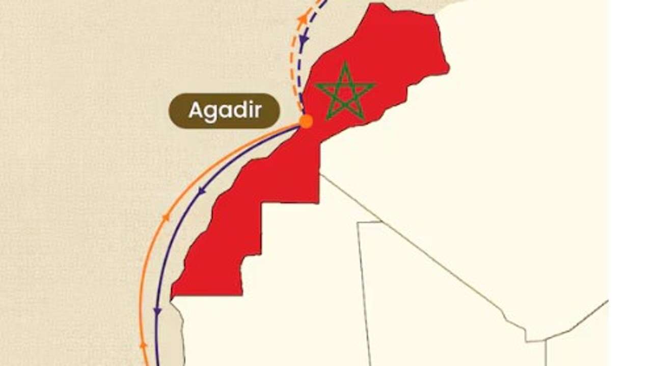 La nueva línea marítima para transportarcamiones entre Agadir y Dakar supone un abartamiento de costes