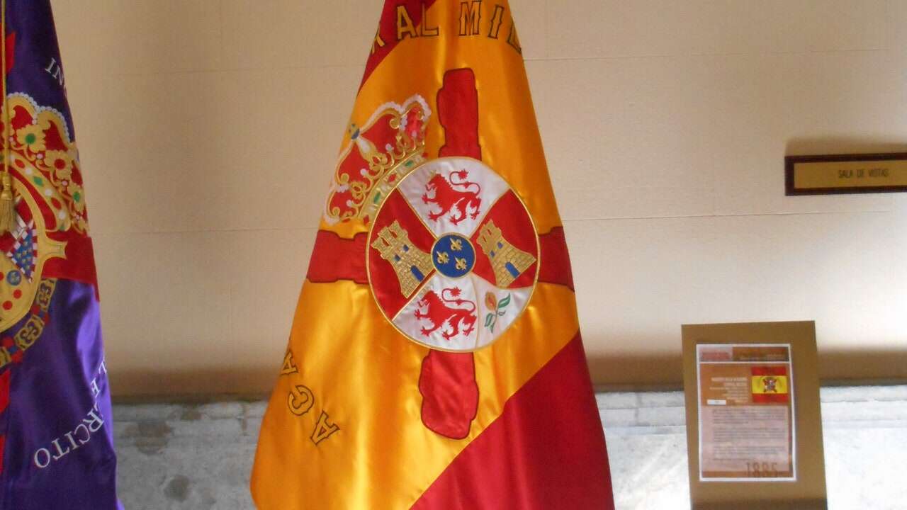 La bandera de España más especial para las Fuerzas Armadas: se guarda en Zaragoza y tiene años de historia