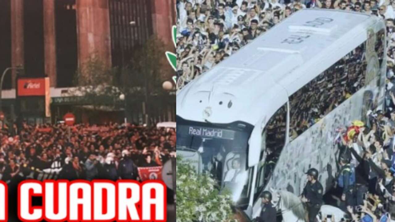 Así se organizan la hinchada del Real Madrid y Atlético para el 