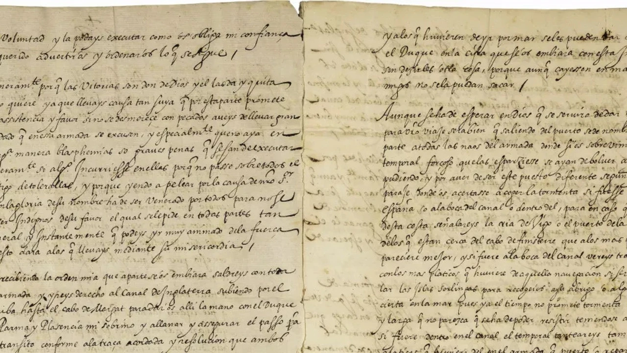 Se subastan unas cartas del rey Felipe II al duque de Medina Sidonia: ¿cuál es su precio?
