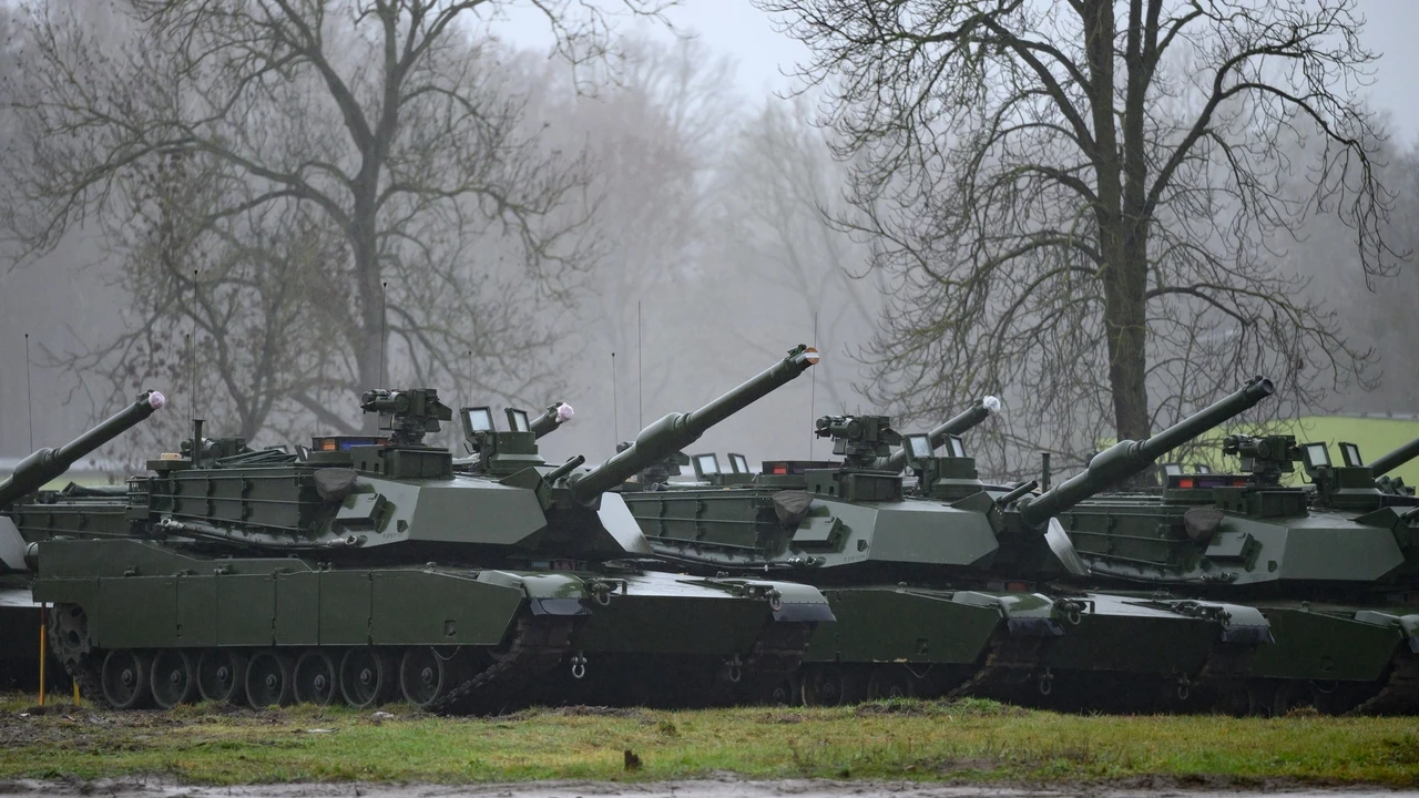 Ucrania confirma la llegada de contingente de tanques M1A1 Abrams desde Australia