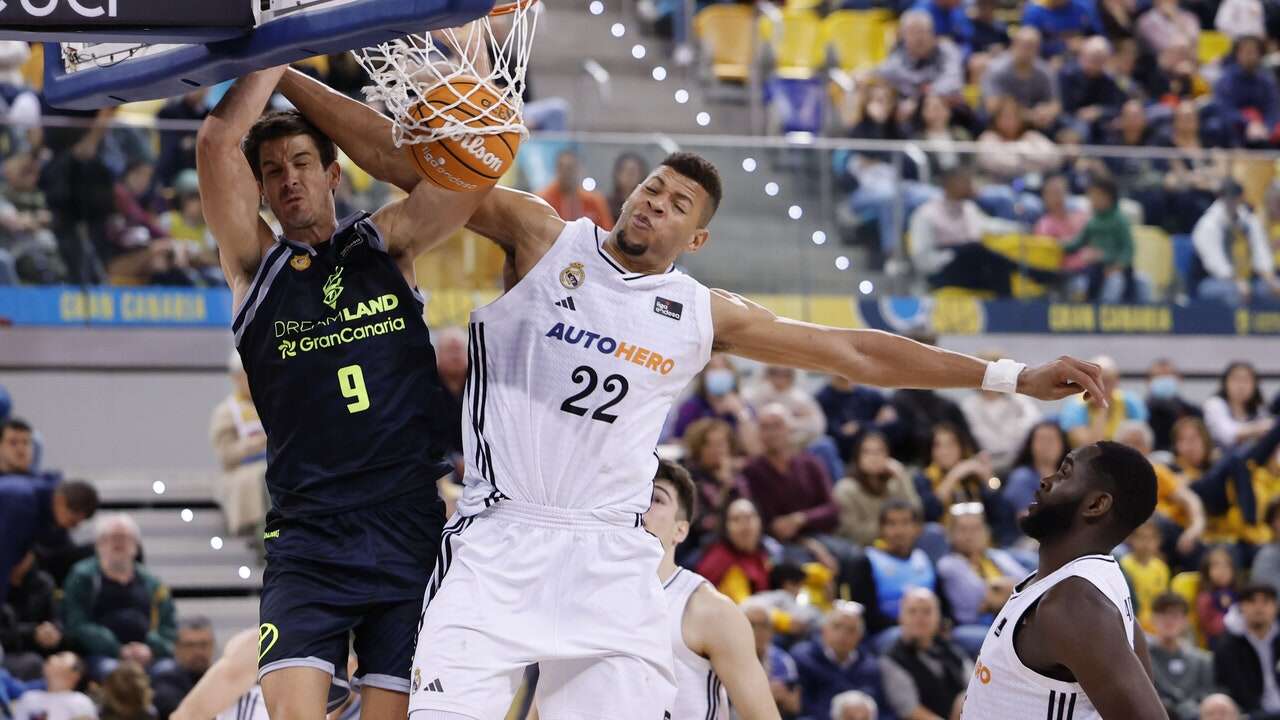 El Real Madrid gana a medio gas al Gran Canaria pensando en la Euroliga