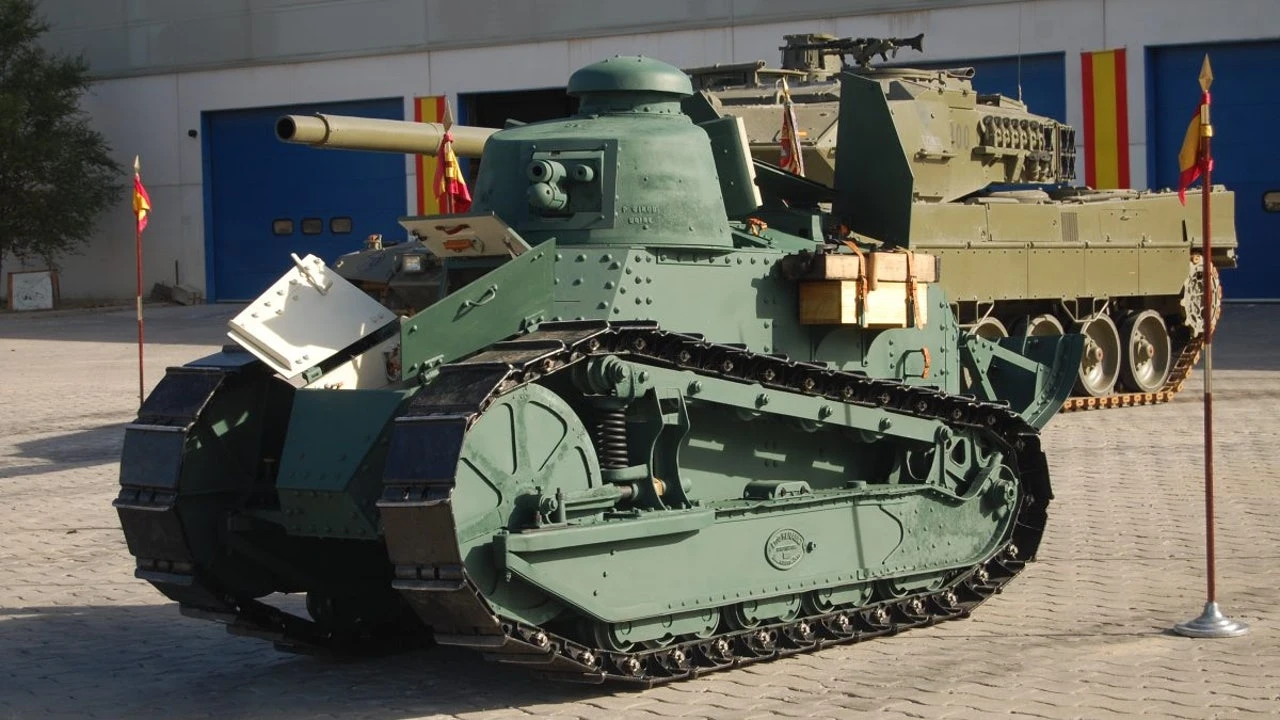 Pesaba 6 toneladas y fue el primer carro de combate moderno: España lo utilizó en dos de sus guerras