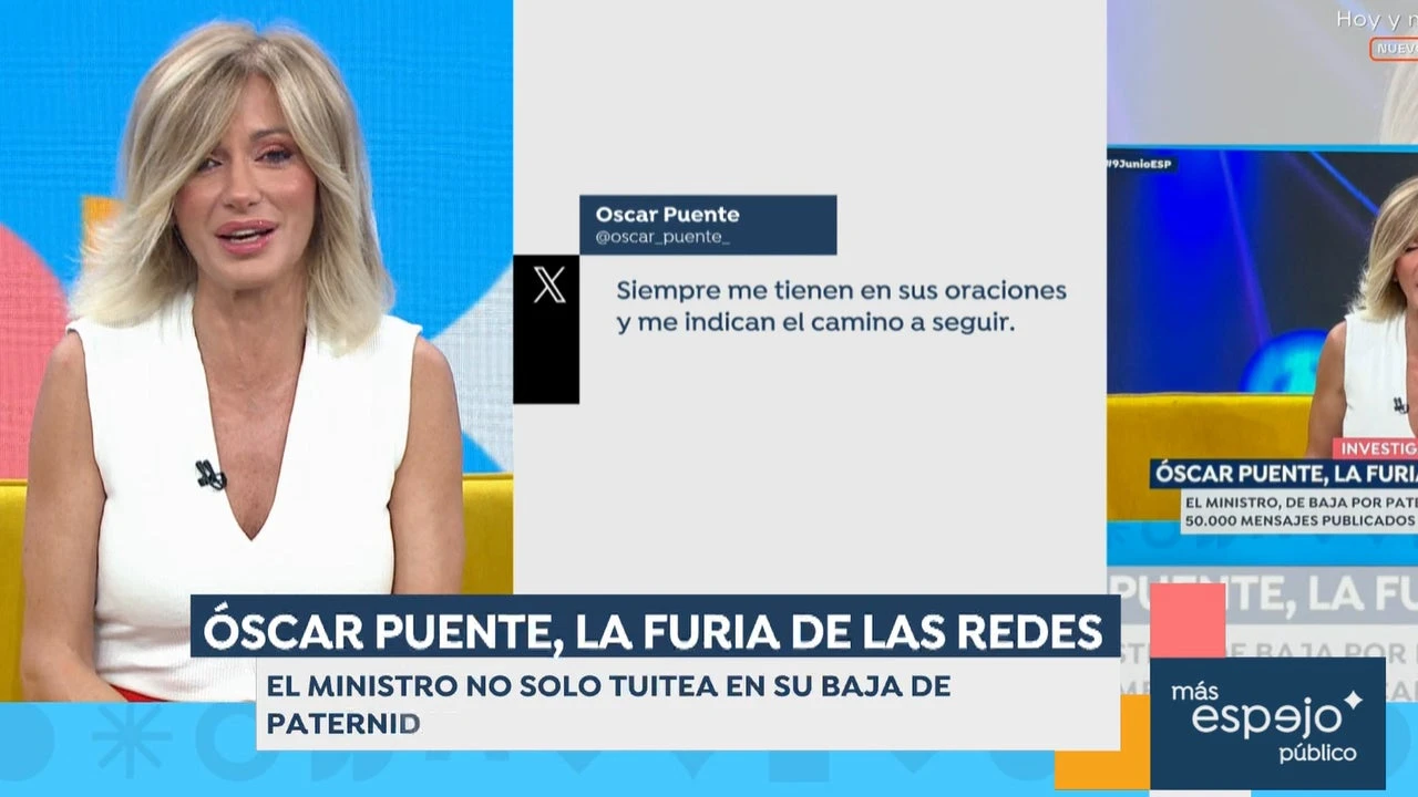 Susanna Griso retrata a Óscar Puente: 