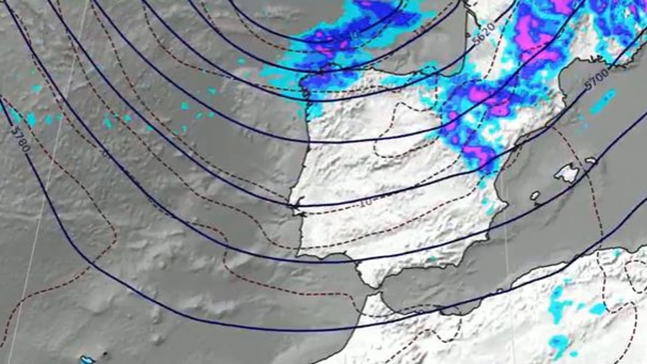 La AEMET activa alertas por una profunda vaguada: así van a descargar las nuevas lluvias y tormentas sobre España