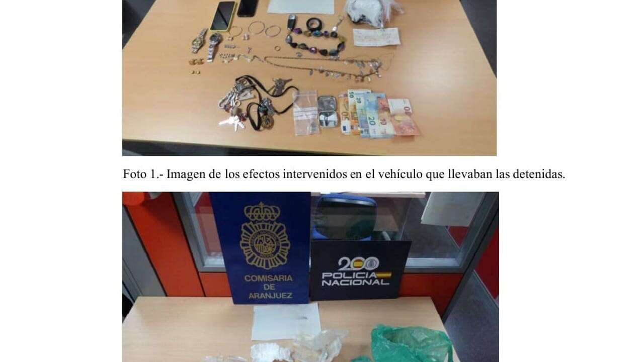 Una peligrosa persecución acaba con tres narcos detenidos en Aranjuez