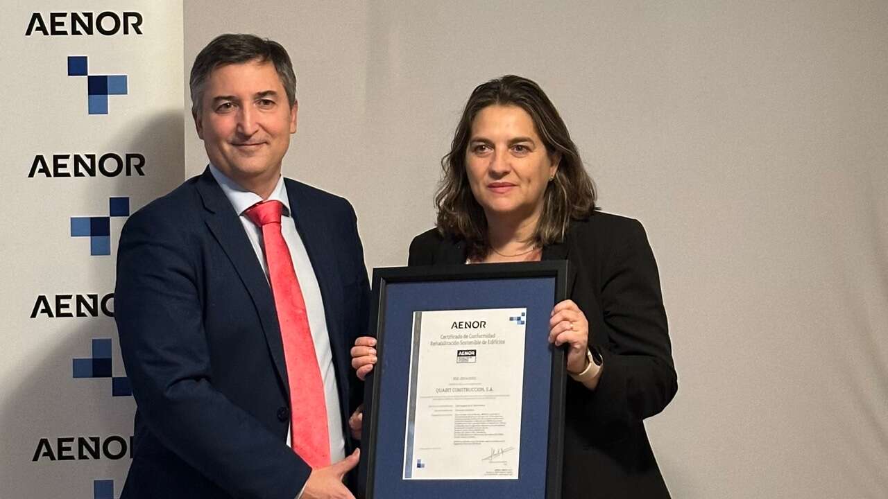 Quabit Construcción recibe el primer Certificado de Conformidad por la Rehabilitación Sostenible de un edificio