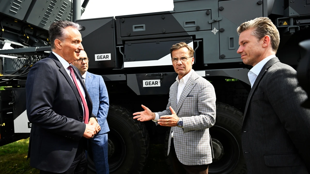 El Ejército sueco muestra sus nuevas armas para derribar drones desde Gotland