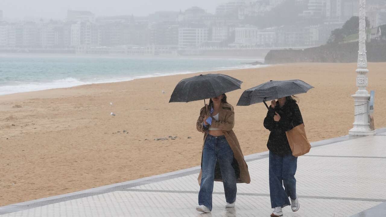 Tiempo inestable esta semana en España: descuelgues de aire frío repartirán lluvias fuertes y algunas nevadas