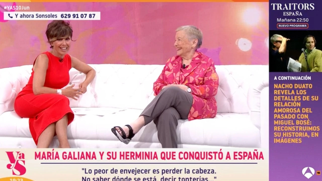María Galiana se sincera sobre su edad: 