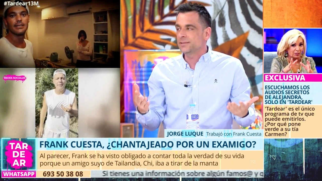 Jorge Luque, excompañero de Frank Cuesta, contundente ante su última polémica: 