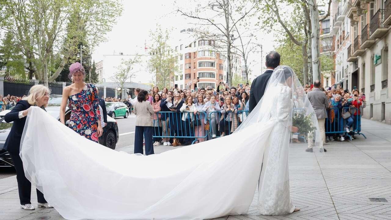 Victoria López-Quesada, la dama de honor de la boda de Almeida que ya había protagonizado un altercado con Froilán