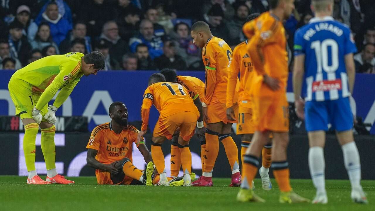 Rüdiger, lesionado en el bíceps femoral, objetivo: la vuelta ante el City