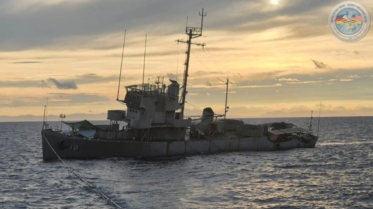 El inesperado hundimiento de un barco de la II Guerra Mundial frena las maniobras militares de EE UU y Filipinas