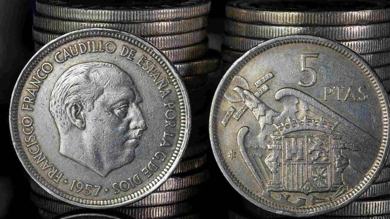 Esta es la moneda de cinco pesetas que, si la tienes en casa, puede valer hasta 35.000 euros