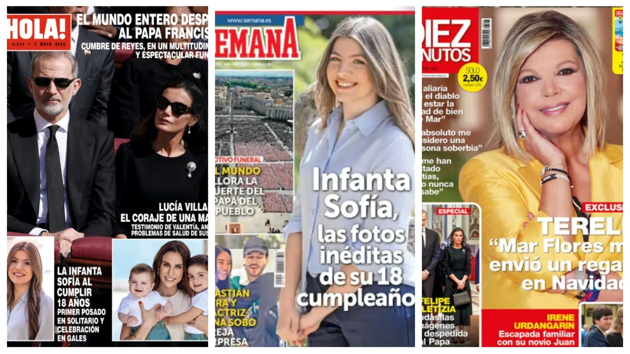 Estas son las portadas de las revistas del corazón: El debut teatral de Terelu Campos y la mayoría de edad de la Infanta Sofía