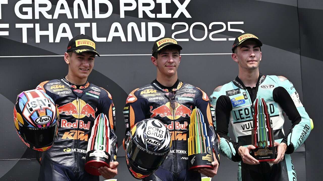 Victorias españolas en Moto3 y Moto2 en Tailandia