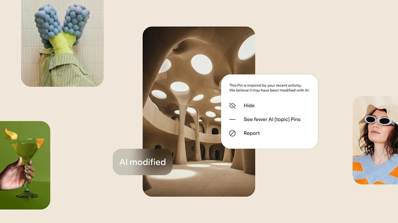 Pinterest agrega etiquetas para ayudar a identificar contenido generado por IA