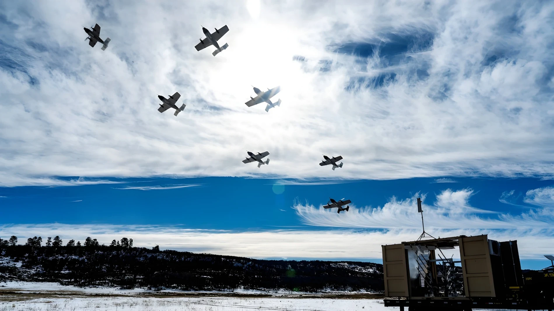 Blitz, el nuevo dron kamikaze estadounidense diseñado para desplegarse en masa