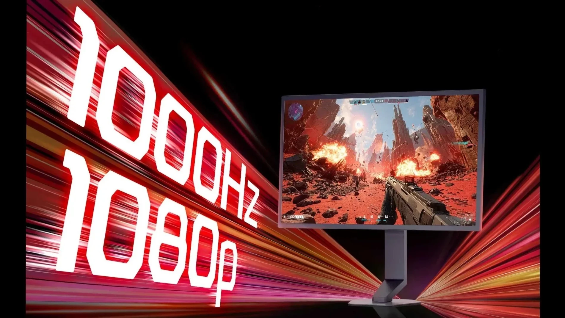LG anuncia el primer monitor para juegos capaz de refrescar la imagen 1.000 veces por segundo