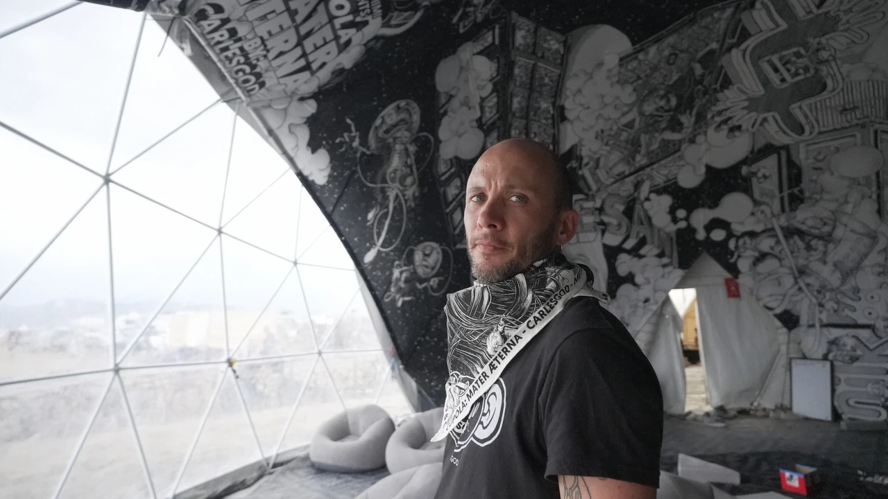 Carles García O'Dowd, el español que ha vencido a los elementos en el Burning Man