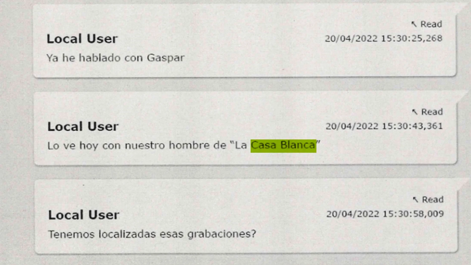 Las cloacas del PSOE tenían contacto con un 