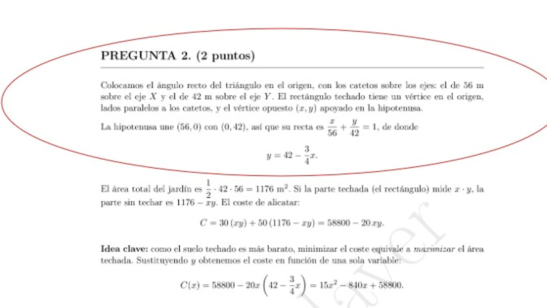 Polémica por el examen de Matemáticas de la PAU: Del 