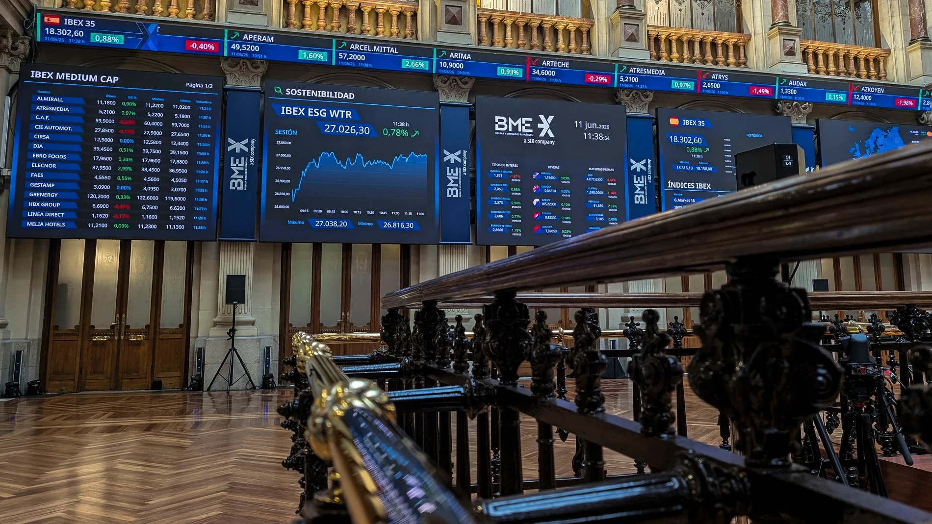 El Ibex 35 termina la sesión con fuerza