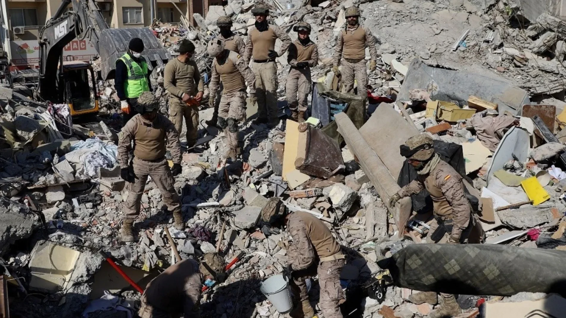 El PP reclama el reconocimiento oficial del Grupo Dédalo de la Armada por su labor humanitaria tras el terremoto de Turquía