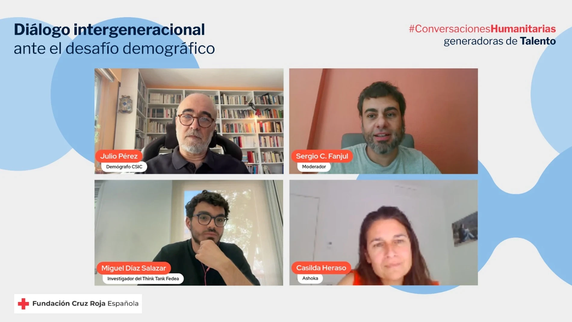 La Fundación Cruz Roja Española analiza el diálogo intergeneracional y el desafío demográfico: 