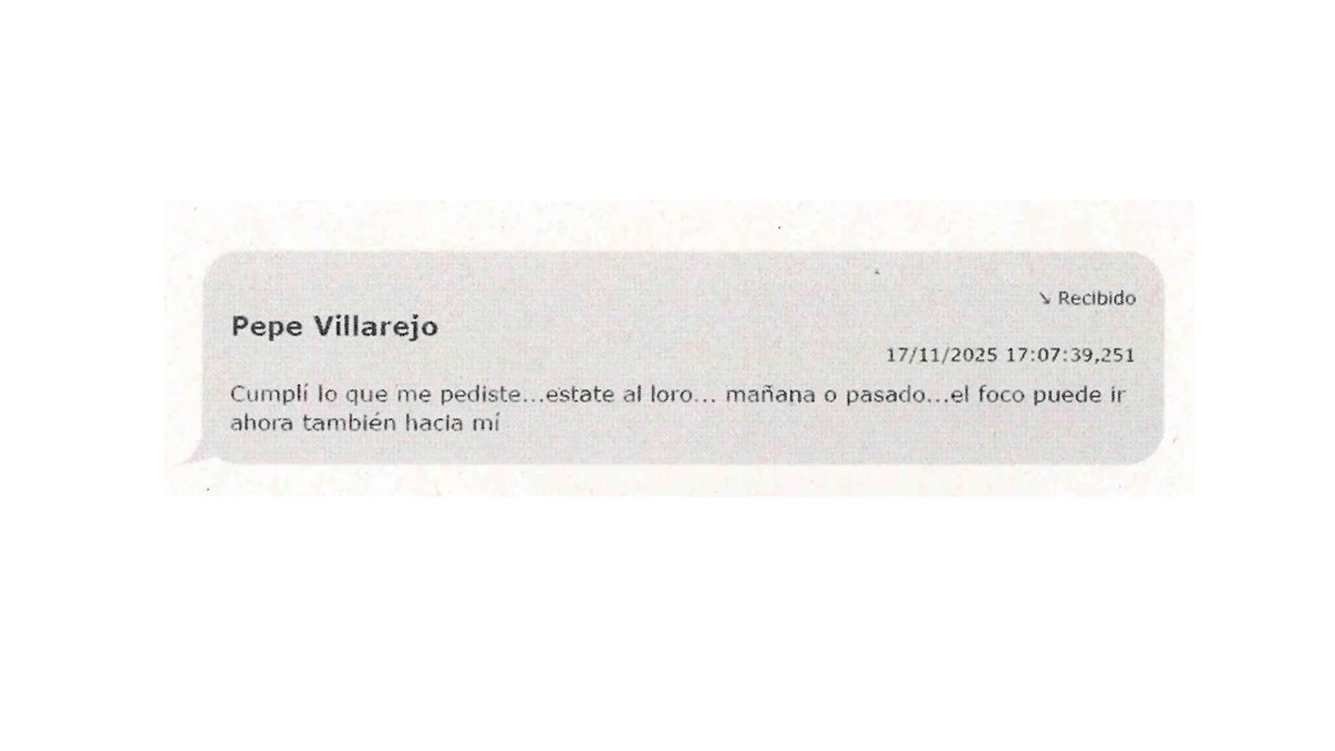 El mensaje de Villarejo a Leire Díez el día en ella que se sentó ante el juez: “Cumplí lo que me pediste”