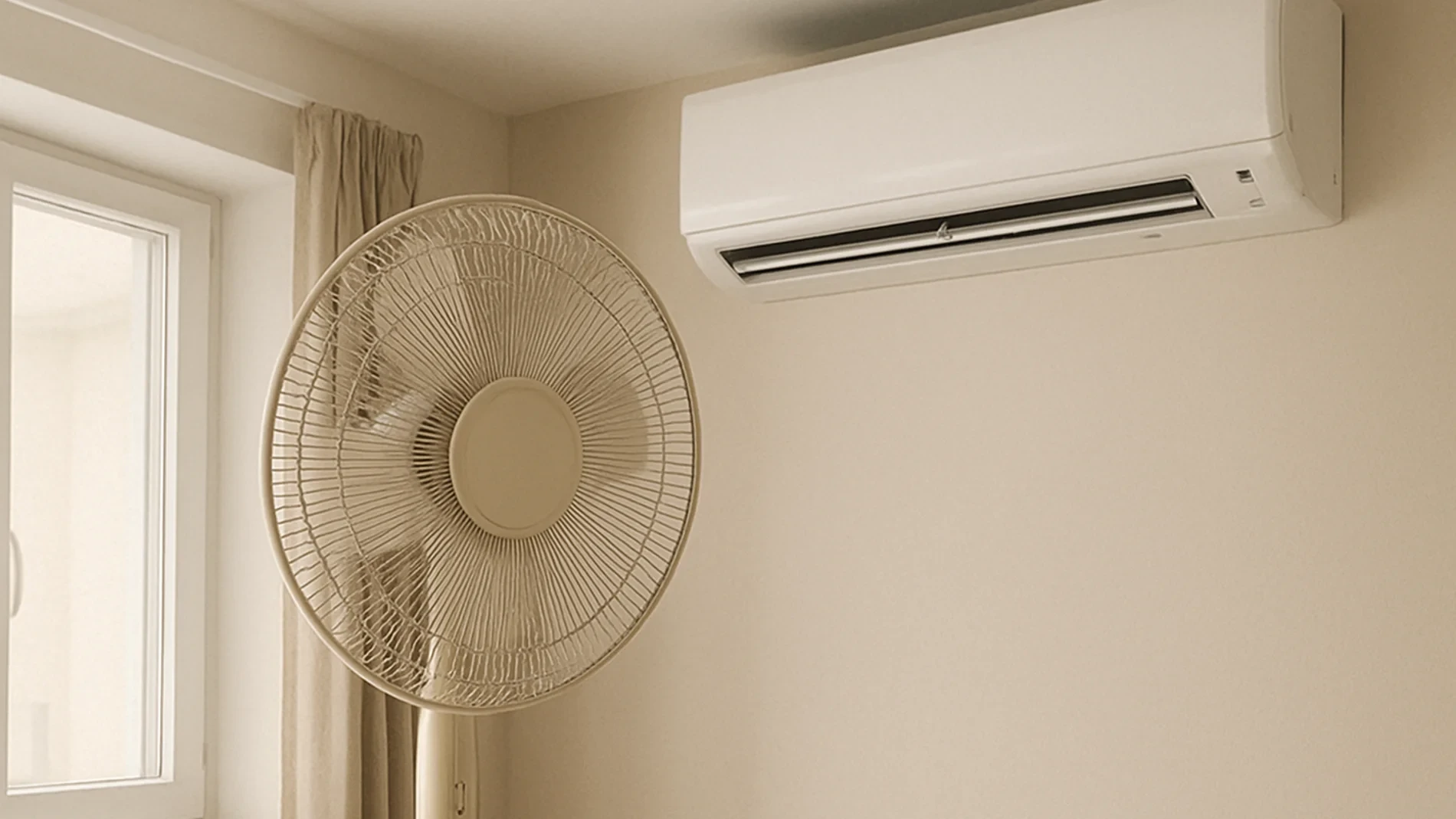 Aire acondicionado, ventilador de techo o de pie: ¿Cuál es el que enfría más barato?