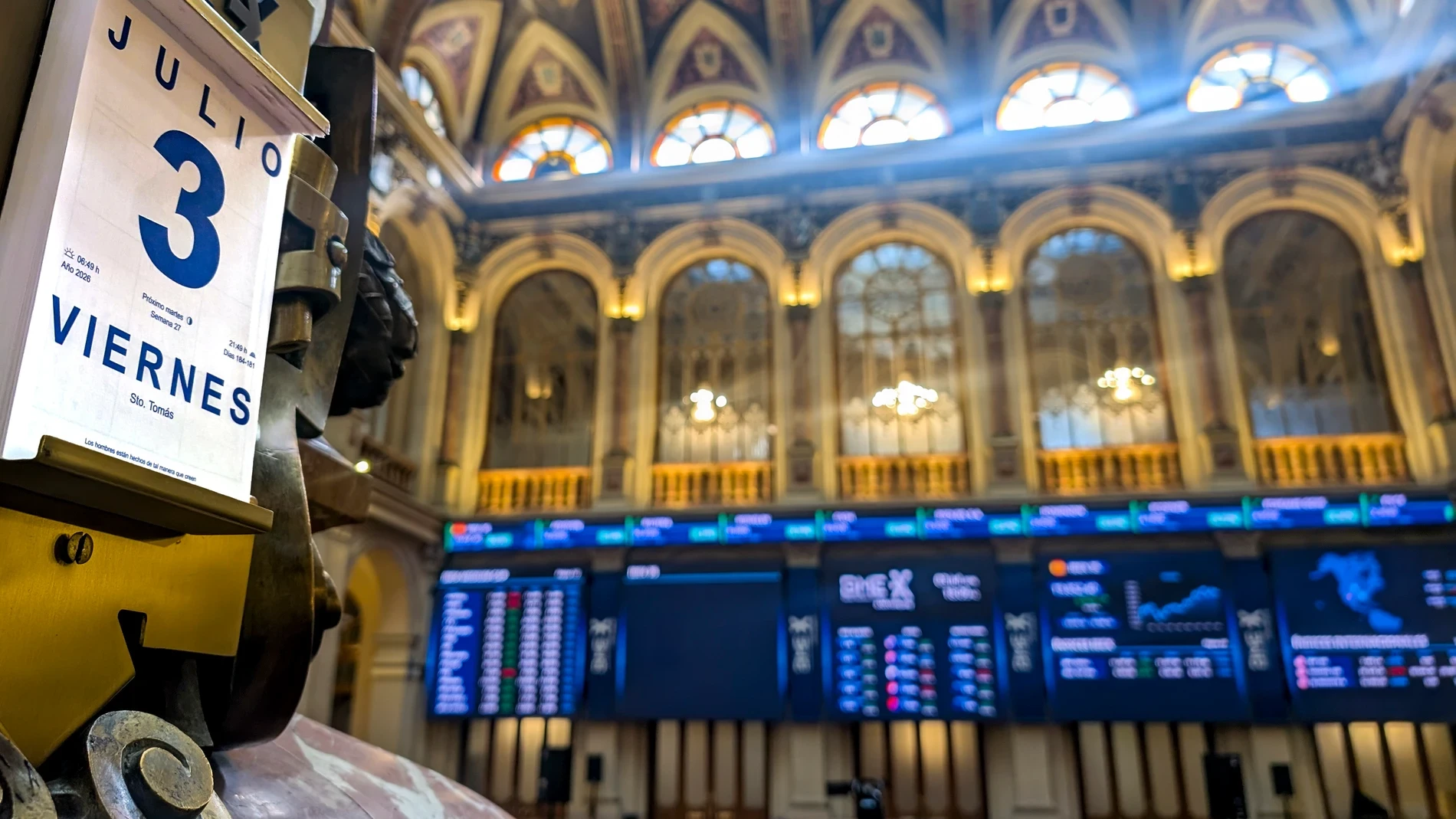El Ibex 35 cierra una gran semana