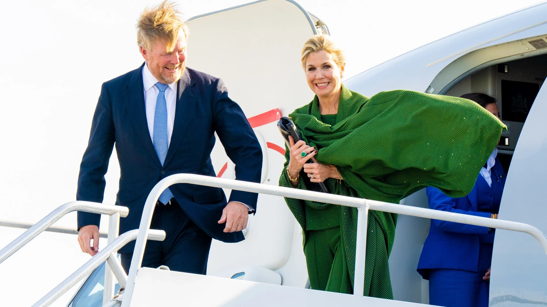 Máxima de Holanda en Estados Unidos: el look verde esmeralda que redefine la elegancia institucional en clave primavera