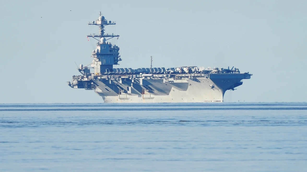Venezuela se pone en máxima alerta ante la llegada del portaaviones USS Gerald Ford al Caribe