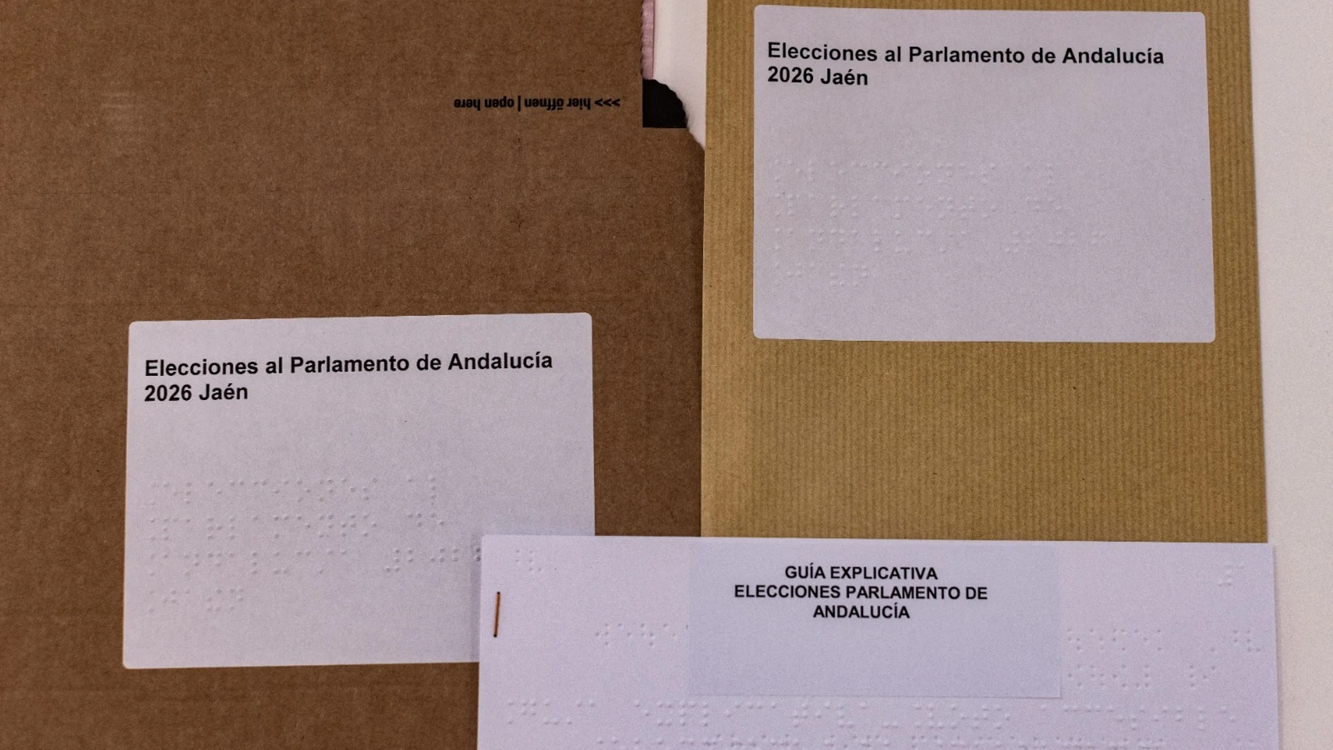 Democracia táctil: así se vota en braille