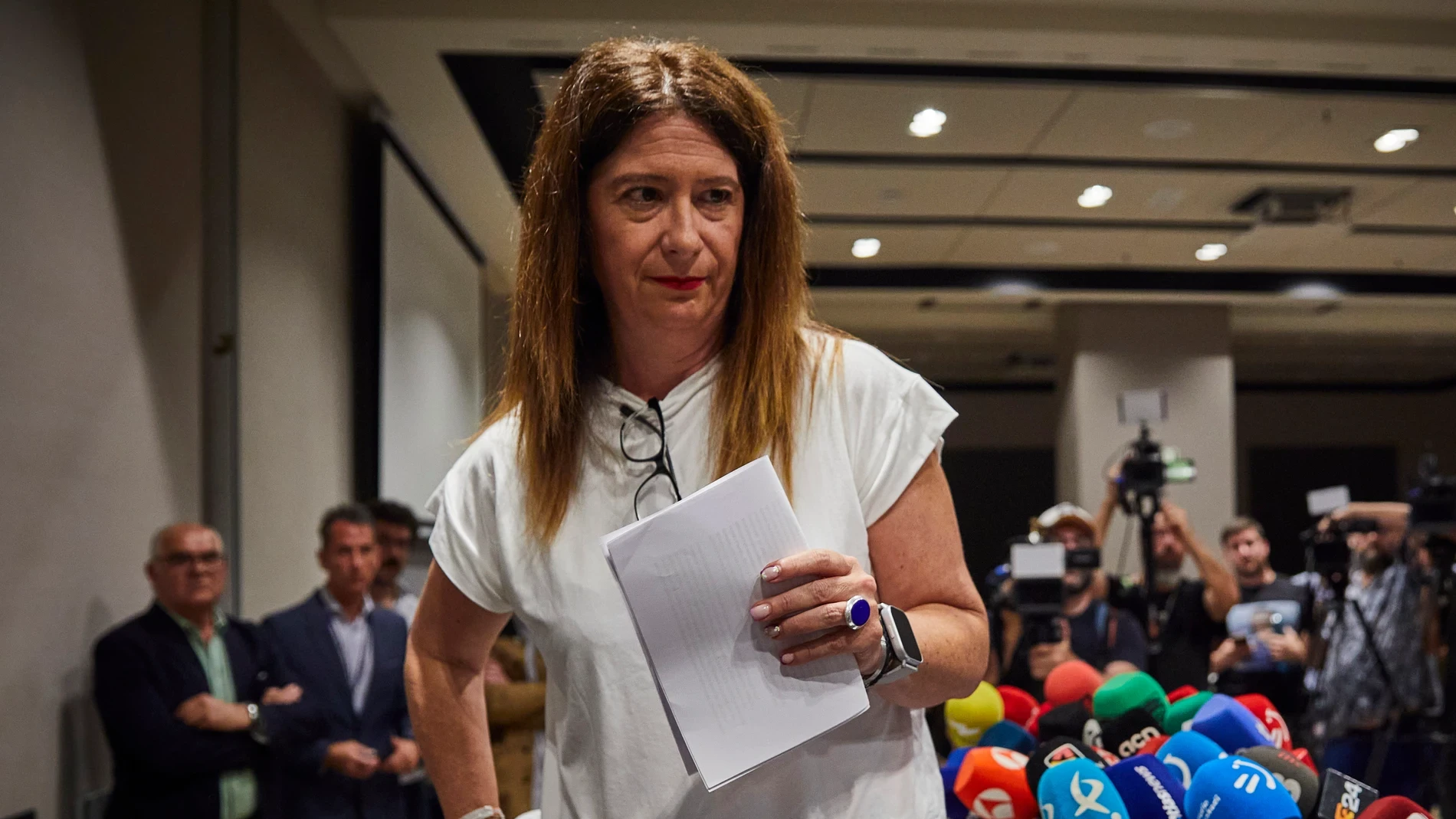 Leire Díez fue multada por aparcar mal en una visita a la directora de la Guardia Civil