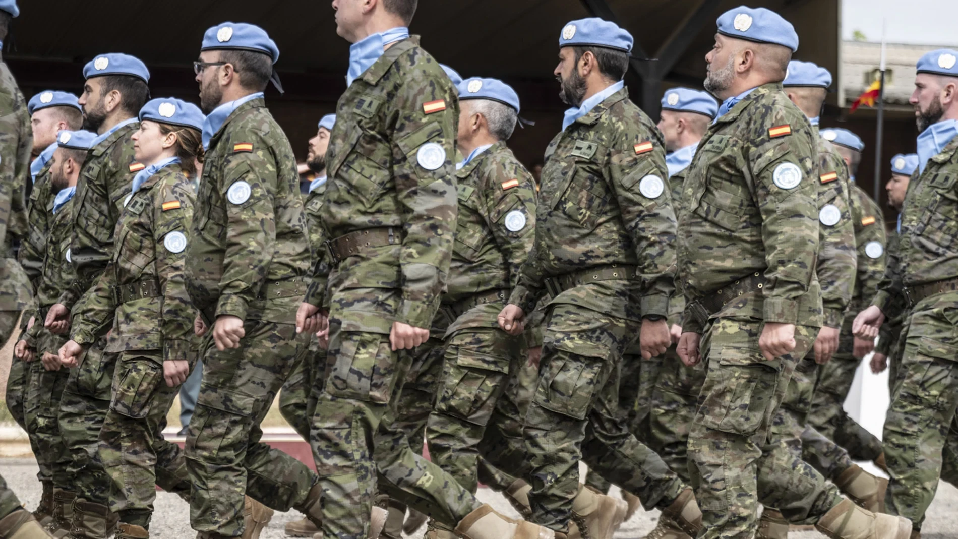Dos cascos azules españoles, heridos leves por la caída de morteros en Líbano