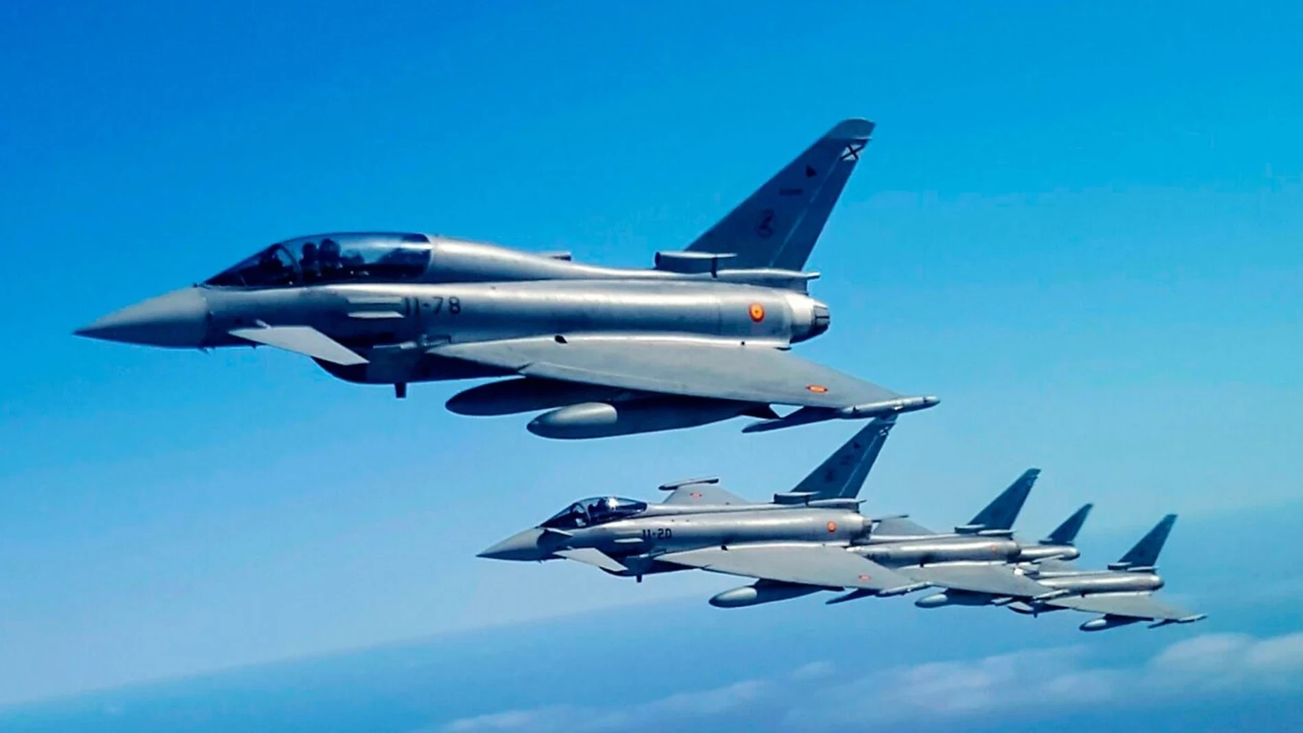 Un piloto de Eurofighter revela a qué velocidad puede volar un caza: el doble de la del sonido