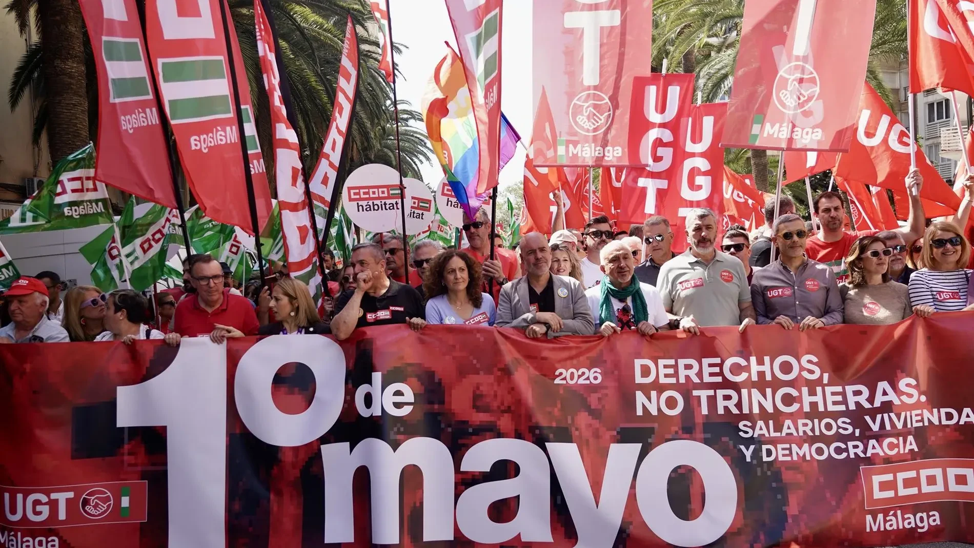 Los sindicatos arropan a la izquierda andaluza