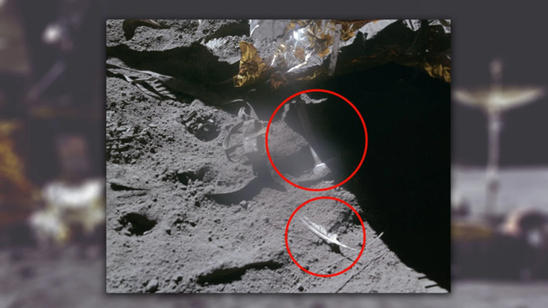 La imagen de una pluma en la Luna que cambió para siempre la historia de la exploración espacial