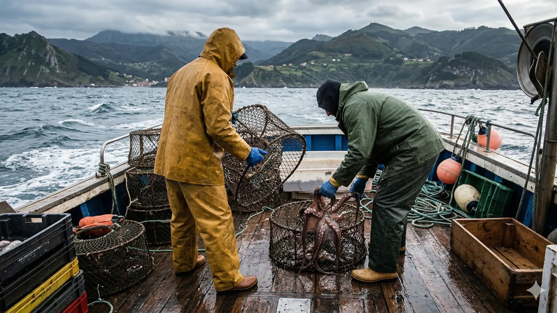 Asturias convierte su pesca artesanal de pulpo en modelo mundial de sostenibilidad