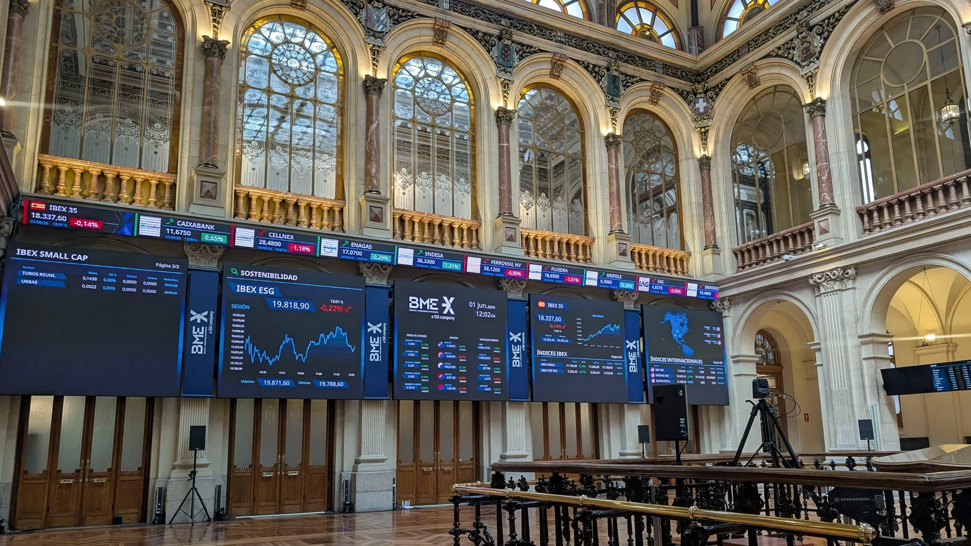 El Ibex 35 pierde impulso por la tensión en Ormuz 