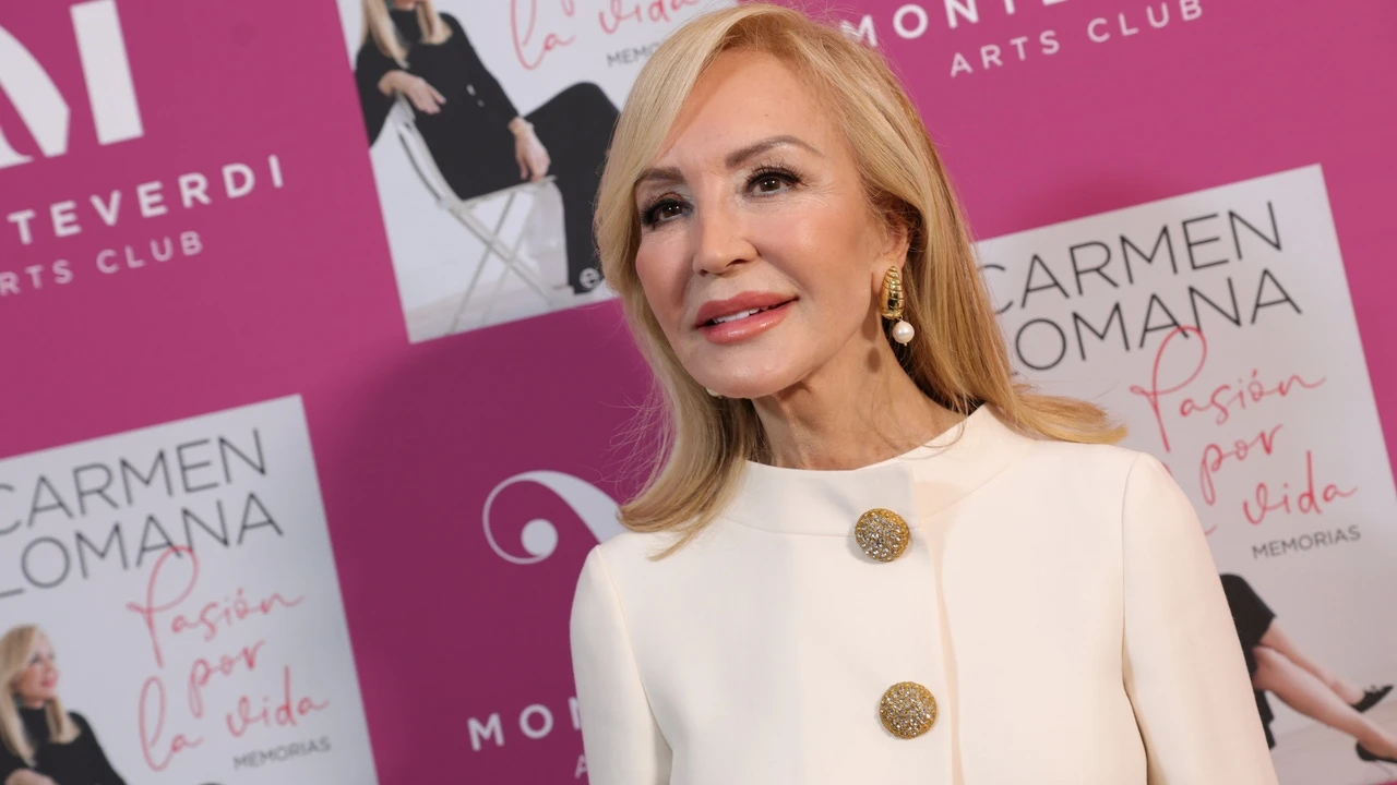 Carmen Lomana se viste “de Reina Letizia” en Valencia con el vestido de tweed más elegante del otoño