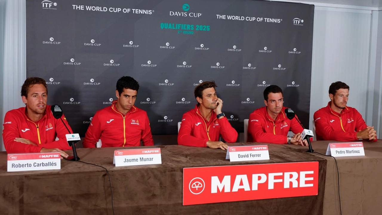 Copa Davis: España, objetivo Bolonia huérfana de Carlos Alcaraz