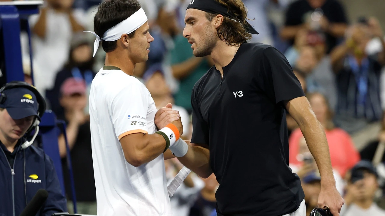 Otra derrota dolorosa de Tsitsipas, ante Altmaier en el US Open, y otra rabieta de pura frustración: 