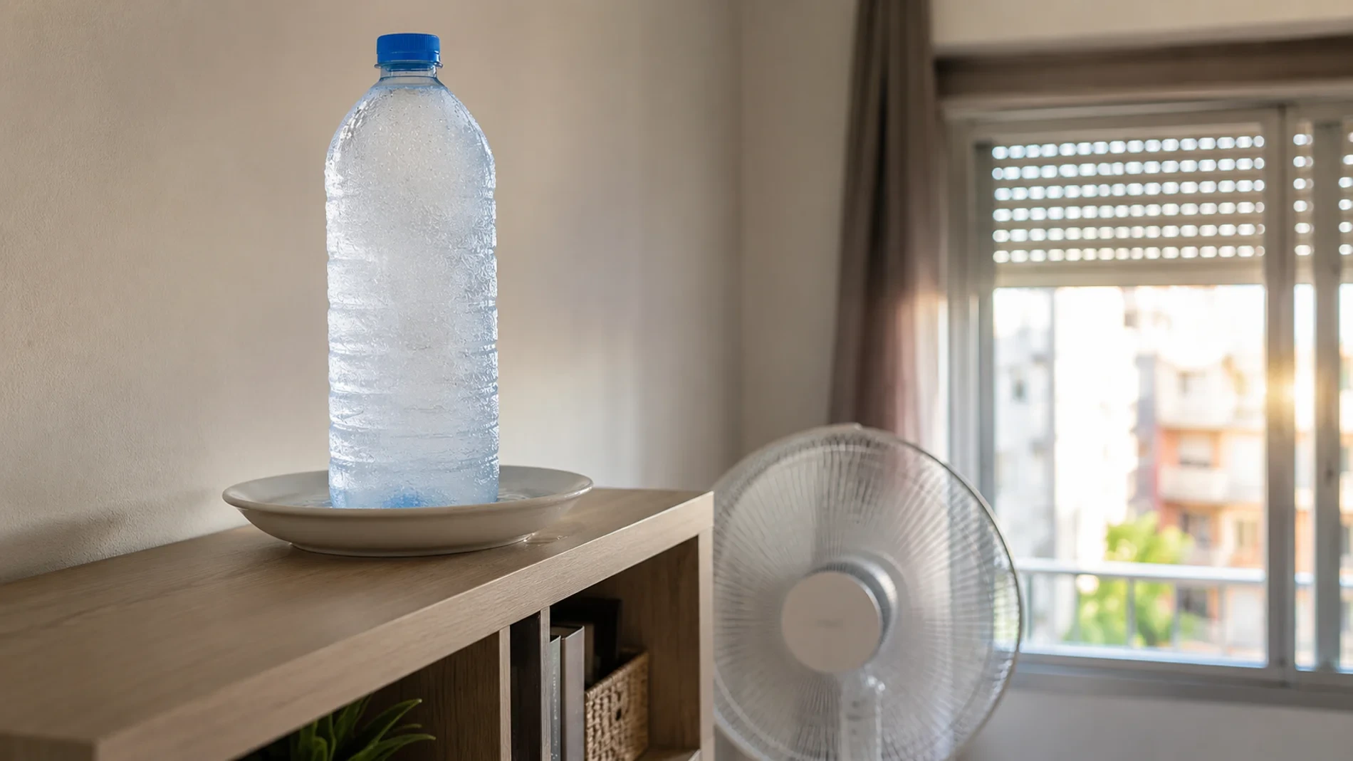 Di adiós al calor: el truco de la botella congelada que ayuda a mantener la casa fresca en verano