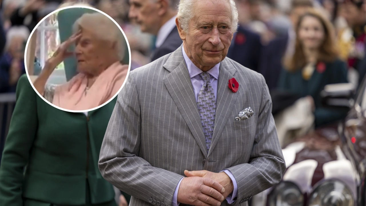 Así fue la curiosa interacción entre Carlos III y la persona más anciana del mundo: 