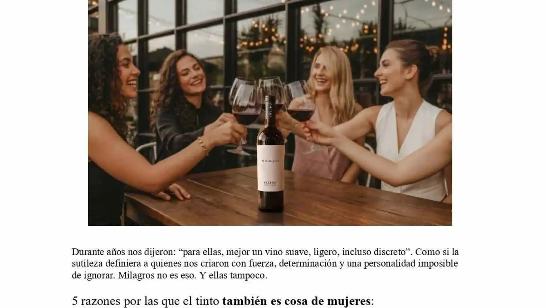 El tinto también es cosa de mujeres en Bodegas Figuero
